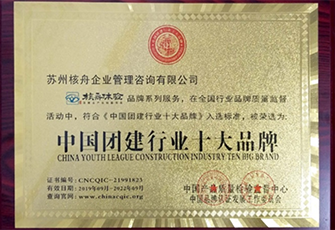 核舟體驗榮獲2019中國團建行業十大品牌